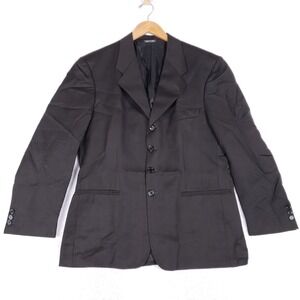 Gianni Benardi Blazer Men 42R Extra Fine Wool Super 100s Brown Made In Italy